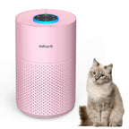 Adtark ZQA-4000C Air Purifier, Sleep Mode and Timer Function, High-Efficiency Purification, Suitable for Homes, Apartments, and RVs（Pink）