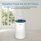 Adtark Air Purifier with H14 HEPA Filter - Best Desk Air Purifier for Home Office Pet Room  & RV