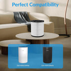 Adtark ZQA-4000C Air Purifier Replacement Filter, Quality Guaranteed, H14 True HEPA 3-in-1 Filter, High-Efficiency Purification, 2-Pack