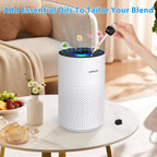 Adtark Air Purifier with H14 HEPA Filter - Best Desk Air Purifier for Home Office Pet Room  & RV